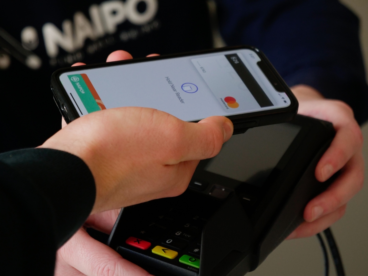 Making a payment using cell phone
